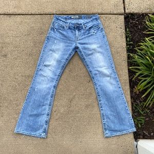 BKE Mens Fulton Boot Cut Flare Jeans